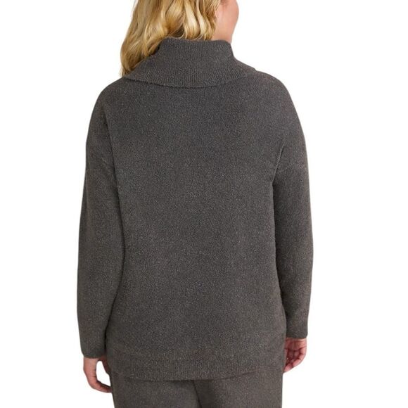 Barefoot Dreams EcoChic™ Plus Cowl Neck Pullover size large - Picture 2 of 7
